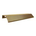 Puxador Moveis Aluminio 7015 Firenze 45º Curvo 128Mm Dourado