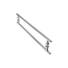 Puxador Para Porta de Vidro Aço Inox Escovado 80cm M.S