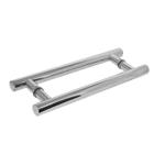 Puxador para Porta Duplo 50cm em Inox 104B