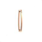 Puxador Porta Pivotante Inox rose gold curvo Italy 40cm - Bruno Acabamentos