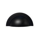 Puxador shell 64mm preto - Zen