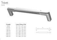 Puxador Trave 192Mm Cromado