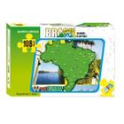 Puzzle 108 Peças Mapa Do Brasil - Nig Brinquedos