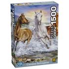 Puzzle 1500 peças Cavalos Selvagens