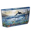 Puzzle 1500 Peças Panorama Oceano Azul - GROW