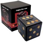 Puzzle Box Enigma Dice Cube Money Porta-presentes de madeira preta