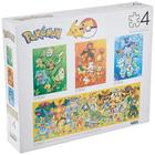 Puzzle Buffalo Games 4 em 1, pacote múltiplo de Pokémon 300/500 peças