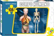 Puzzle Corpo Humano 108 Peças Educativo Escolar