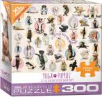 Puzzle EuroGraphics Yoga Puppies 1000 peças