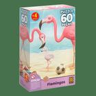 Puzzle Flamingos 60 Peças - GROW