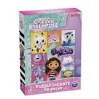 Puzzle Gigante 48 peças Gabby's Dollhouse Netflix- Grow