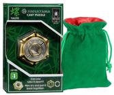 Puzzle Hanayama Valve Level 4 com bolsa de veludo verde 2022 - ROORUZ