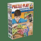 Puzzle Play Gigante Mapa do Brasil - Quebra-Cabeça 45 Peças - Grow