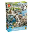 Puzzle Quebra Cabeça Gigante 48 Peças Dinossauros 04277 Grow