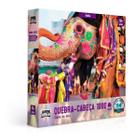 Puzzle Quebra-cabeça Índia Elefante Colorido 1000 Peças - Toyster