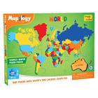 Puzzle Toy Imagimake Mapology World Map 65 peças e mais de 4 anos