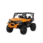 Quadriciclo Carrinho Elétrico Infantil 12V Laranja 110V 220V