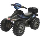 Quadriciclo Eletrico Biemme Quatry Cross 12V Preto Azul Boy