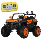 Quadriciclo Infantil Elétrico 12V 2 Assentos Laranja Suporta 25kg Luzes/Som BW085LR - Importway