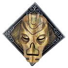 Quadro 3D Gamer Skyrim Máscara Dragonborn Placa Decorativa