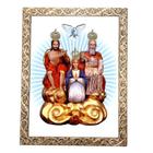 Quadro A3 Decorativo Religioso Divino Pai Eterno Dourado