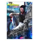 Quadro A3 em MDF Keanu Reeves Cyberpunk - Placa