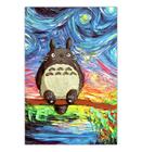 Quadro A3 em MDF Totoro Pintura Studio Ghibli 001 - Placa