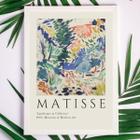 Quadro Abstrato Matisse 33x24cm - Vidro e Moldura Preta
