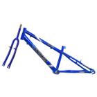 Quadro Aro 24 Ultra Bikes em Aço Carbono com Garfo Rebaixado Chrome Line Blue