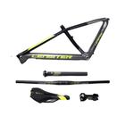 Quadro Aro 29 Carbono Lenister Bike Mtb Tapered Eixo 9mm Kit