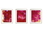 Quadro arte 30x66 canvas formas abstratas mod 212