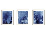 Quadro arte 30x66 canvas formas abstratas mod 219