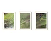 Quadro arte 30x66 canvas formas abstratas mod 75