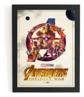 Quadro Arte Avengers Thanos Vingadores Guerra Infinita