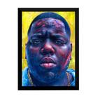 Quadro Arte Hip Hop Rap Notorious Big Poster Moldurado