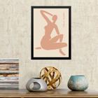 Quadro Arte Matisse Coral Nude 33x24cm - com vidro