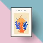 Quadro Arte Matisse The Fire 24X18Cm - Com Vidro