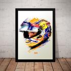 Quadro Arte Max Verstappen Formula 1 Corrida 42x29