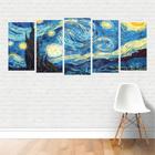 Quadro Artístico Starry Night Noite Estrelada Van Gogh Canvas