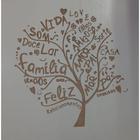 Quadro Arvore Frases Branco Em Mdf - trovarelli