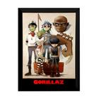 Quadro Banda Gorillaz Virtual Rock Arte Moldura 42x29cm