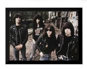 Quadro Banda Ramones Punk Rock Foto Moldura 42x29cm