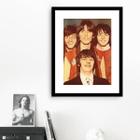 Quadro Beatles Anos 70 - 60X48Cm