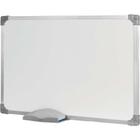 Quadro branco moldura aluminio 090x060cm stalo