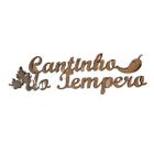 Quadro Cantinho do Tempero mdf cru 3mm 28cmx20cm