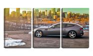 Quadro canvas 45x96 ferrari de luxo na cidade