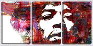 Quadro canvas 55x110 arte desenho jimi hendrix