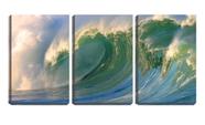 Quadro canvas 68x126 grande onda no mar