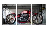 Quadro canvas 68x126 harley Davidson estilizada