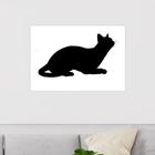 Quadro Canvas Decorativo para Sala Gato Preto 2 1,00x1,30